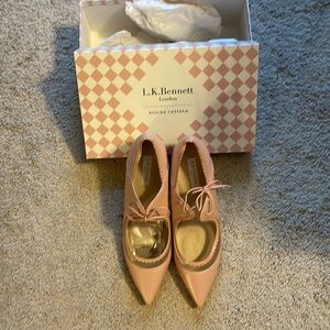 Pink Mary Jane shoes